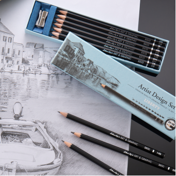 利百代 威尼斯小港口繪圖鉛筆-精裝盒