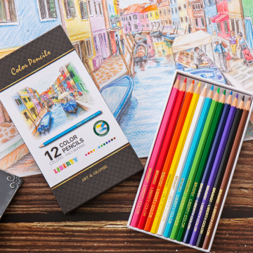 利百代 彩虹島色鉛筆12色-精裝盒