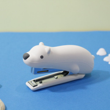 HD-10NX/S 動物造型釘書機 北極熊